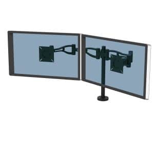 Platinum Series Dual Stacking Monitor Arm - Fellowes®