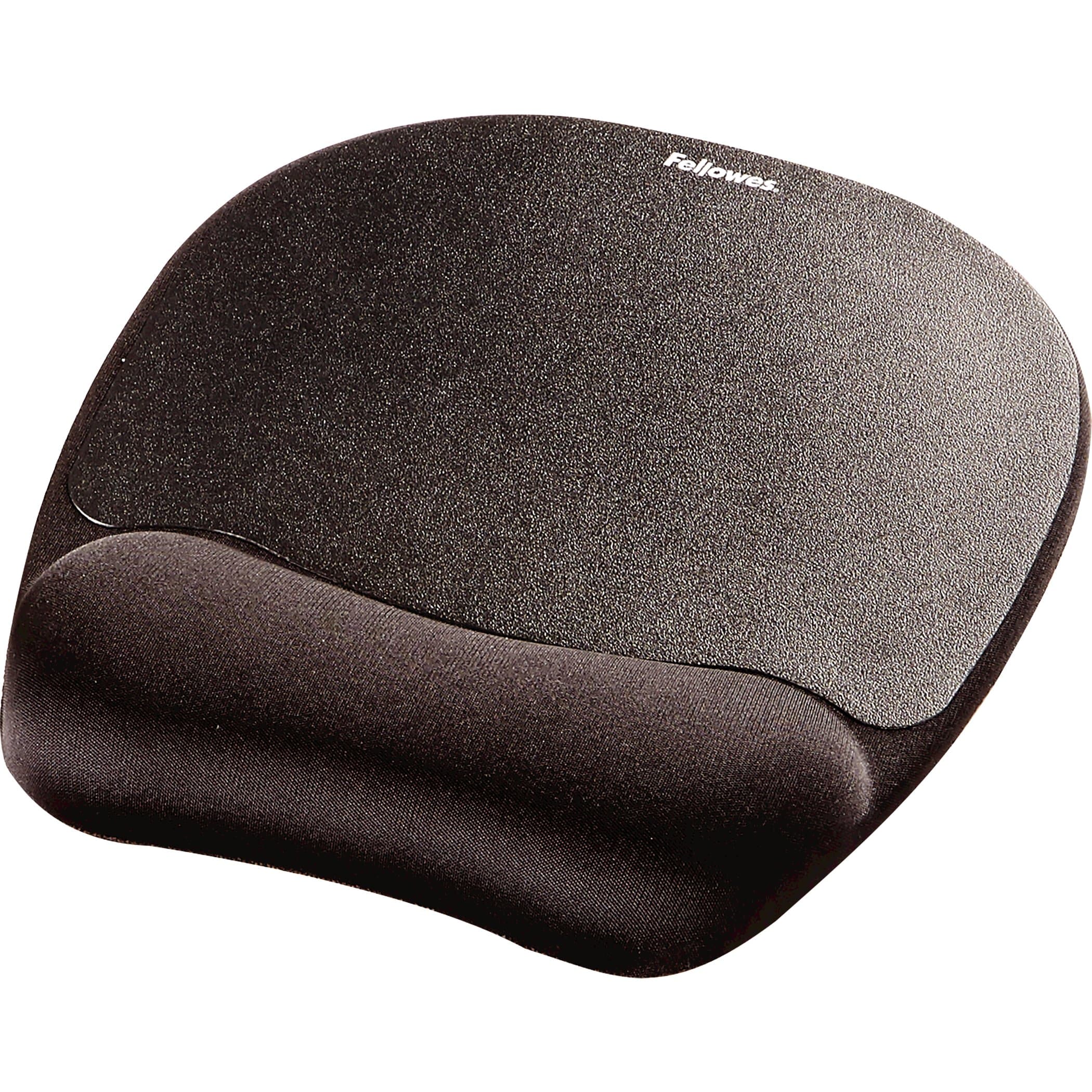 onn. Mouse Pad with Memory Foam Wrist Rest, Black 