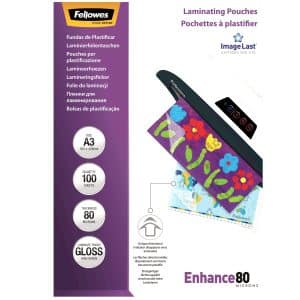 Glossy A3 80 micron Laminating Pouches